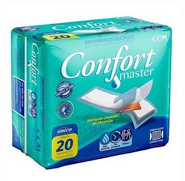ABSORVENTE CONFORT MASTER 08X20