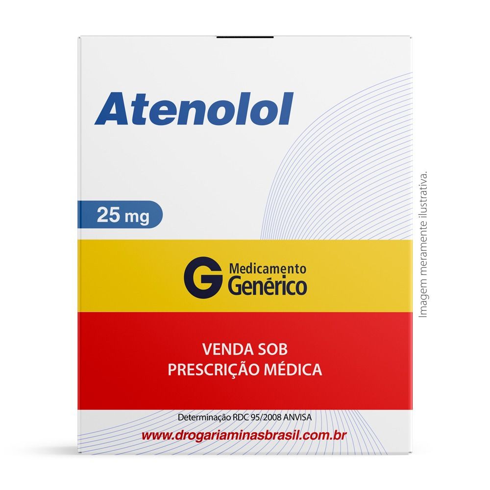 ATENOLOL 25MG 30CPD G BIO