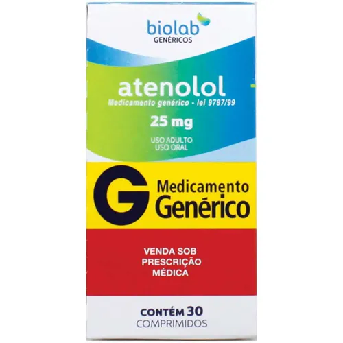 ATENOLOL 25MG 30CPD G VTC