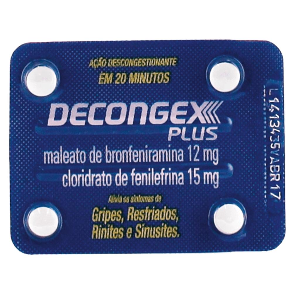 DECONGEX PLUS 4 COMPRIMIDOS - ACHE