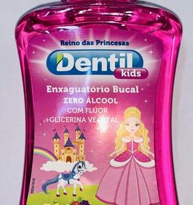 ENXAGUANTE BUCAL DENTIL 250ML KIDS ZERO ALCOOL PRINCESAS REF