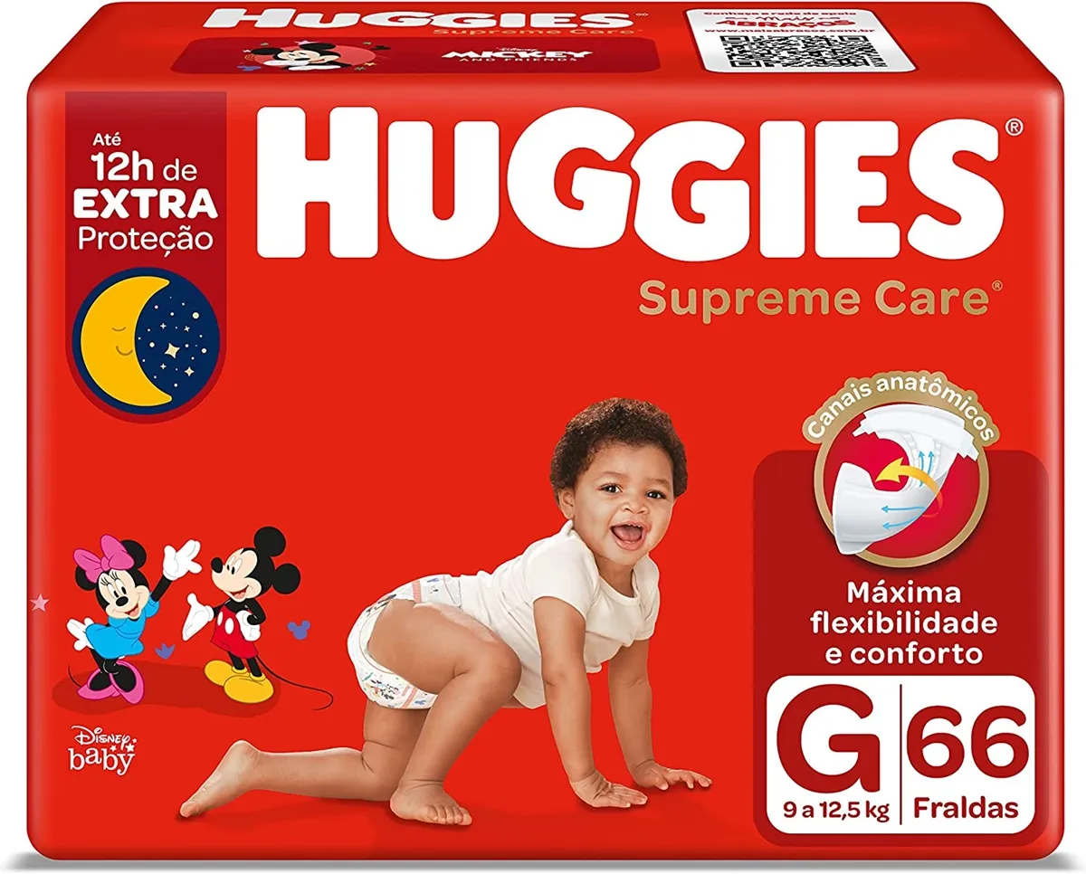 FR HUGGIES SUPREMECARE HIPER G C/66