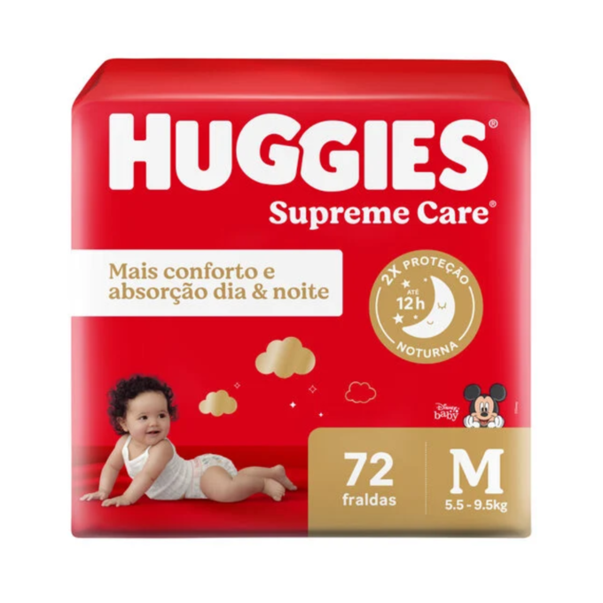 FR HUGGIES SUPREMECARE HIPER M C/72