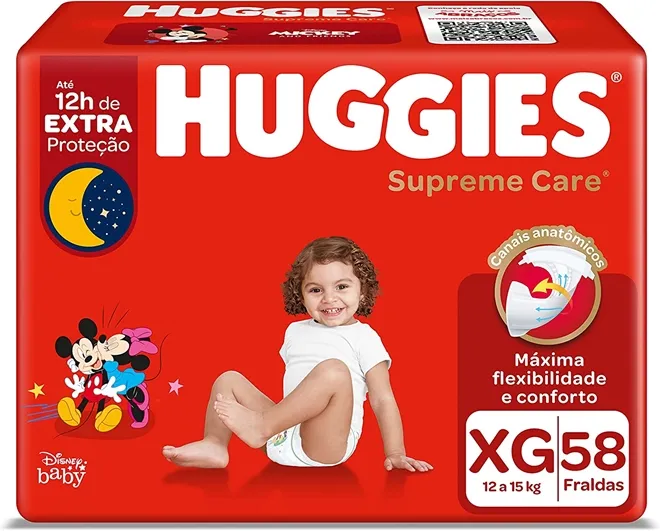 FR HUGGIES SUPREMECARE HIPER XG C/58