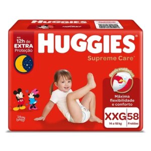 FR HUGGIES SUPREMECARE HIPER XXG C/58