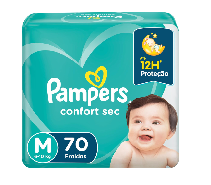 FR PAMPERS CONF SEC M 70UN
