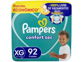 FRALDA CONFORT SEC PACOTAO XG 18UN