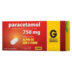 PARACETAMOL 750 MG 10CP - CIMED