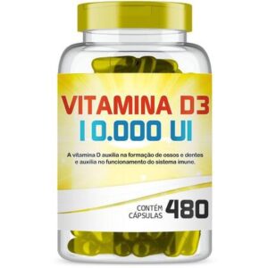 VITAMINA D3 10.000 UI COM REV X 4