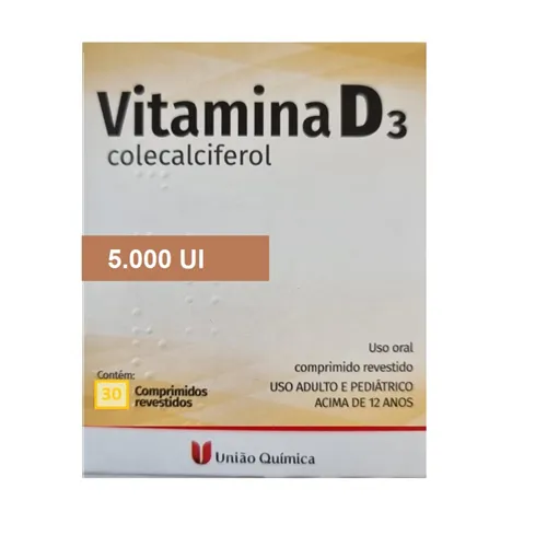 VITAMINA D3 5.000 UI COM REV X 30