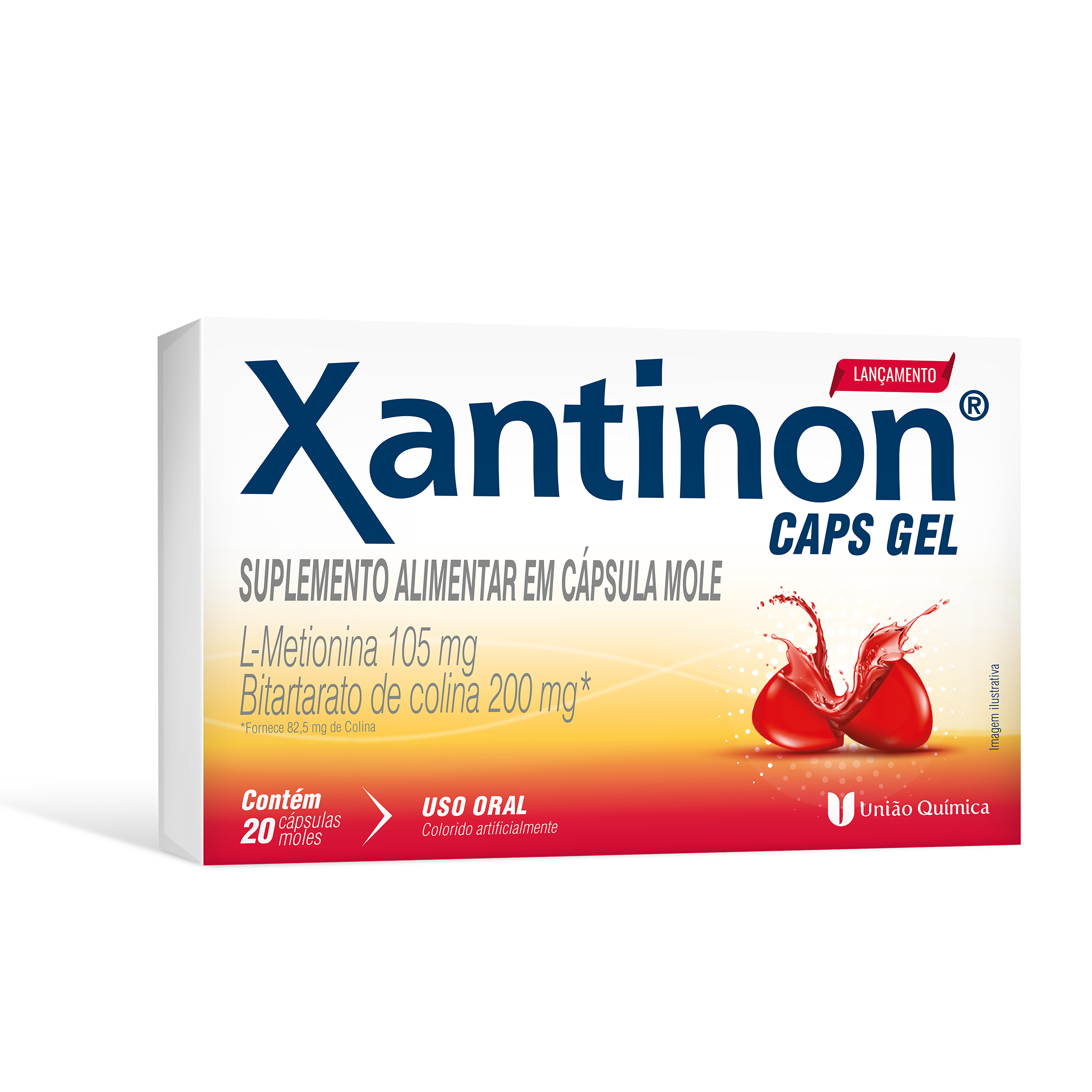 XANTINON 20CAP GEL - UNIAO QUIMICA